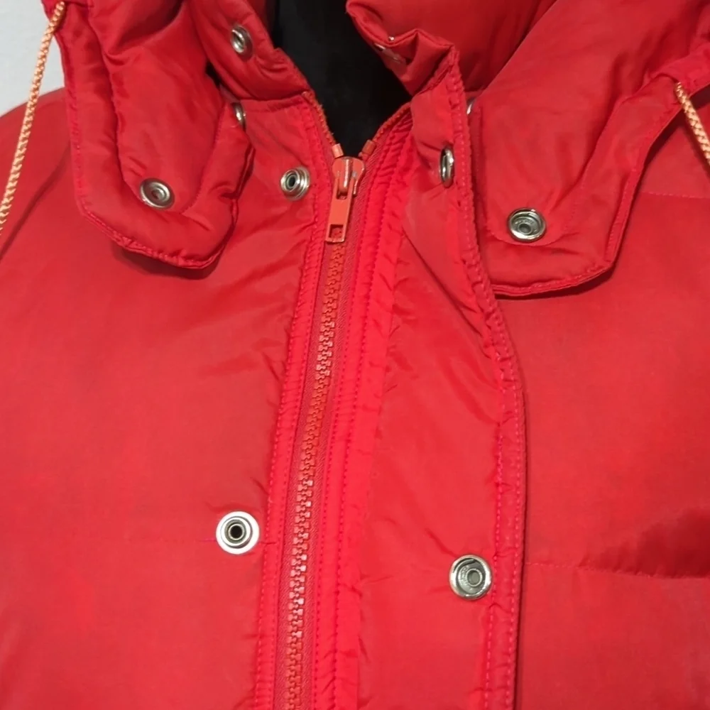 Vintage Swan Brand Down Full Zip Hooded Puffer Jacket